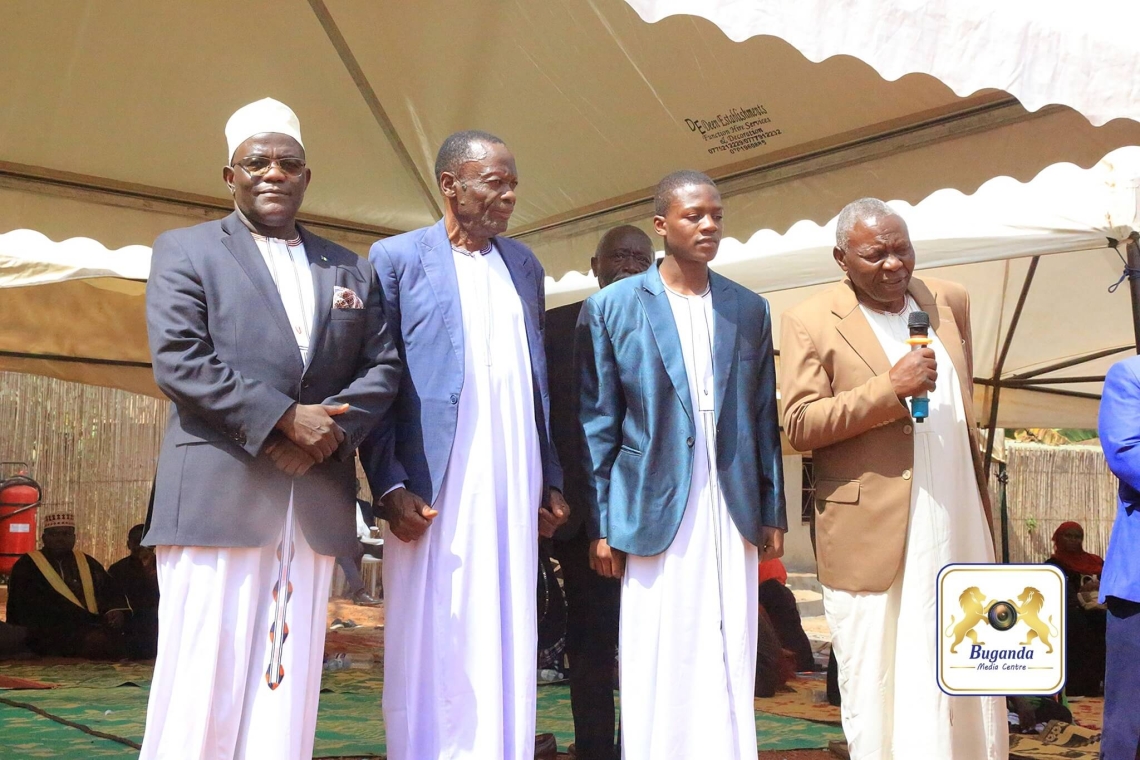 Chief Kasujju Lubinga Migadde Ssajjakambwe presents Prince Nakibinge Nadeem as the heir to Prince Daudi Golooba